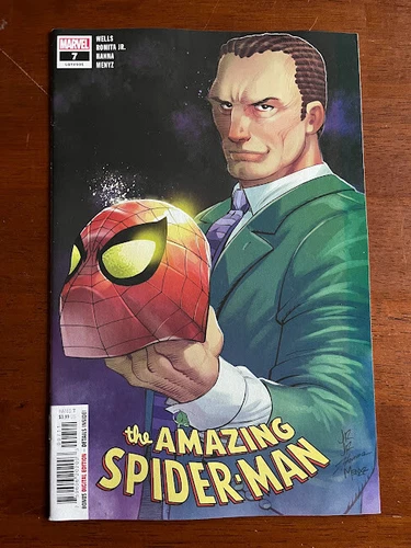 AMAZING SPIDER-MAN # 7 VF MARVEL COMICS 2022 ZEB WELLS JOHN ROMITA JR