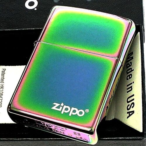 Zippo Zapalniczka olejowa Spectrum Logo Tęcza Regular Case Japonia - Zdjęcie 1 z 7