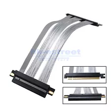 PCIE 4.0 16x Riser Graphics Card Extension Cable GPU Expansion Card 180 Degree