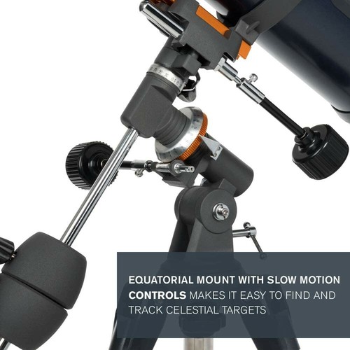 Celestron - AstroMaster 130EQ Newtonian Telescope - Fully-Coated Glass Optics - Picture 3 of 9