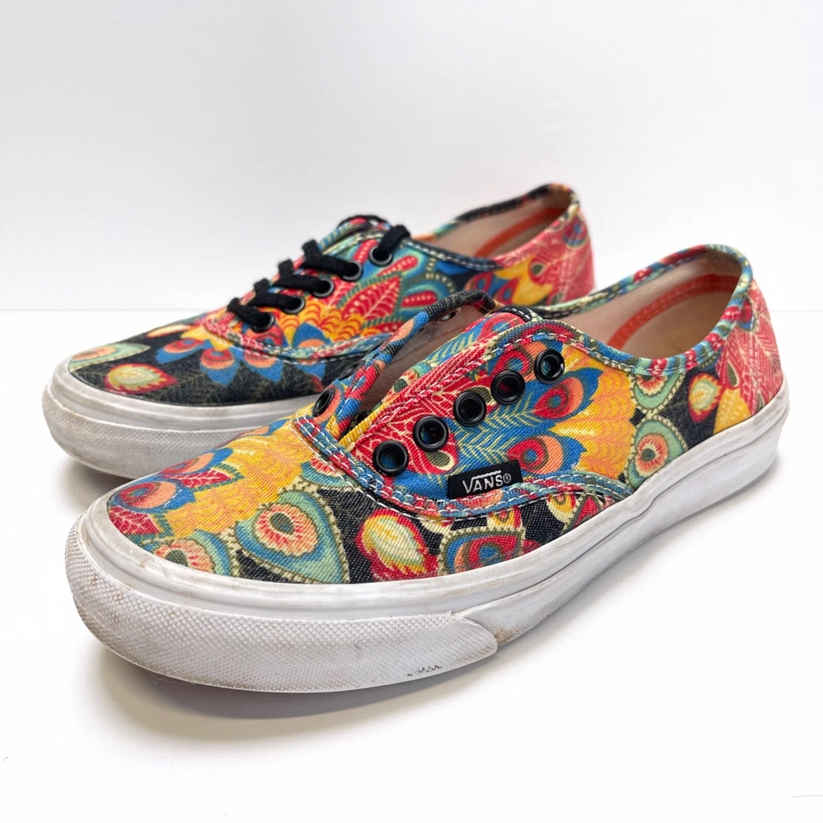 krigsskib Glat Det er billigt Vans Peacock Print Unisex Shoes Skateboard Sneaker Men&#039;s 3.5 Womens 5  | eBay