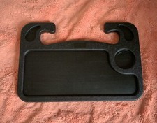 Car Steering Wheel Tray Desk Two Sided for Laptop Drink Food Work Table Holder