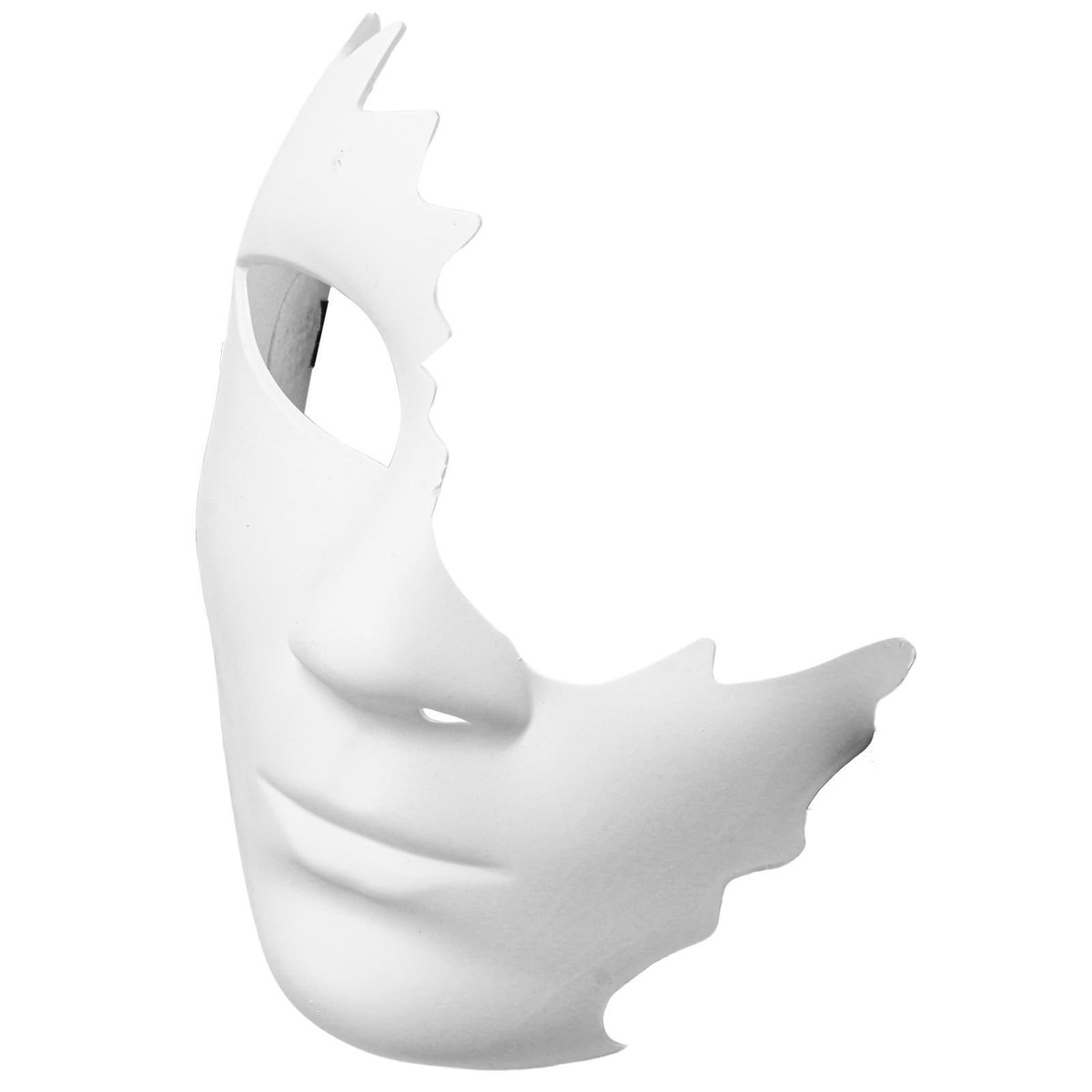 手作りお面　handmade phantom mask Unpainted Phantom Masquerade DIY Mask W7348