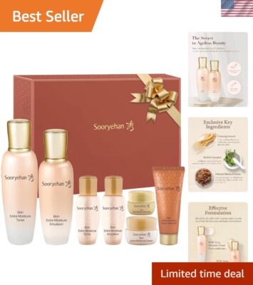 Hydrating Bon Extra Moisture Skincare Gift Set - Ginseng Infusion, 13.01 Fl Oz