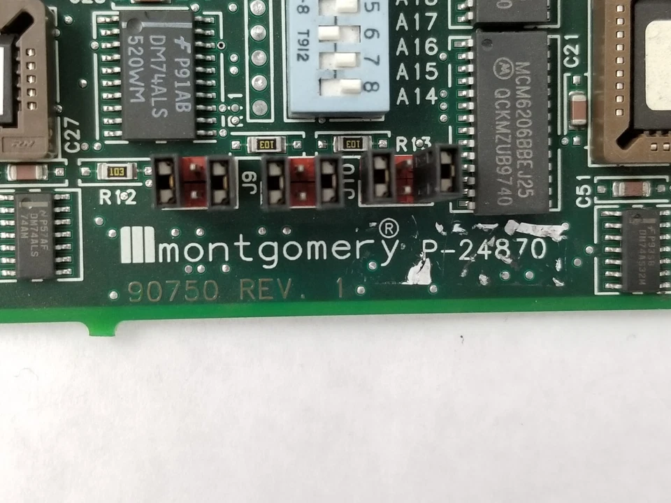 Cartão ISA Montgomery P-24870 90750 Rev 1 16Bit - Imagem 4 de 4