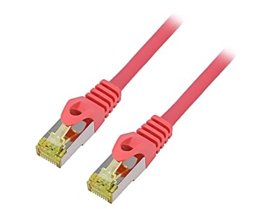PCF6A-10CU-0200-R Patch cord S/FTP 6a Line Cu LSZH rot 2m 27AWG Adern: 8 LANBERG