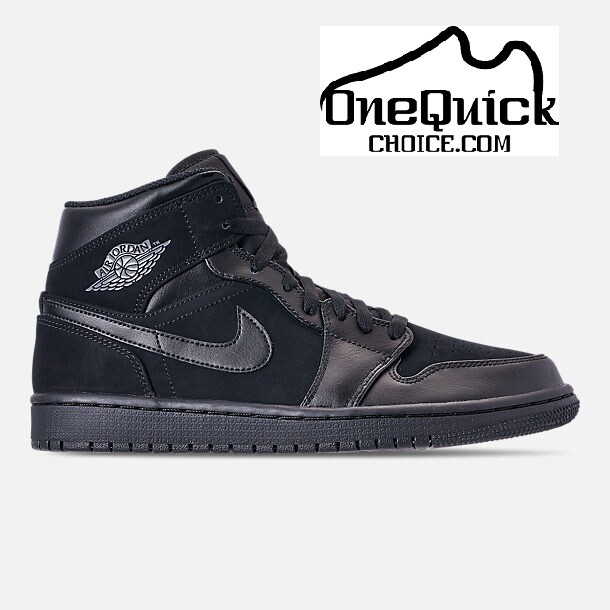 jordan 1 retro mid black dark grey