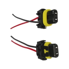 2x 9005 9006 Socket Extension Wiring Harness Fog Light Connector USA