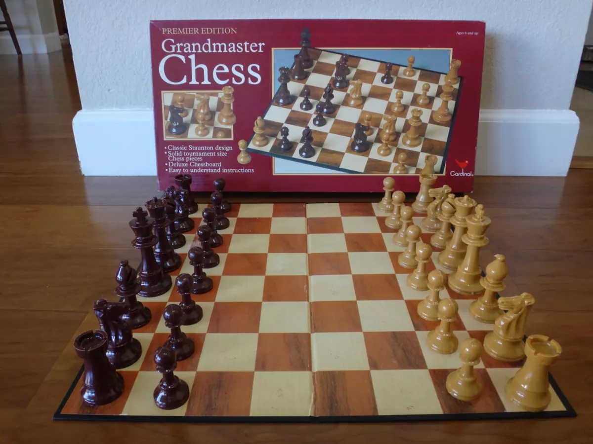 Vintage Premier Edition Grandmaster Chess #23 w/ Board by Cardinal