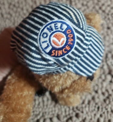 Rare Collectible LIONEL 13  Bear Train Engineer Plush Toy HTF EUC 