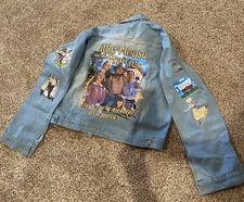 NEW Little House on the Prairie demin jacket - detachable hood