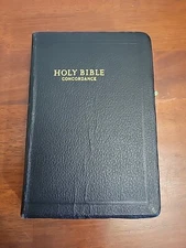 Holy Bible Concordance King James Version Red Letter Edition KJV