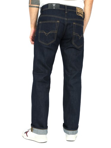Diesel Larkee-X - Mens Regular Straight Fit Jeans - Black, Blue, Grey - Afbeelding 6 van 19