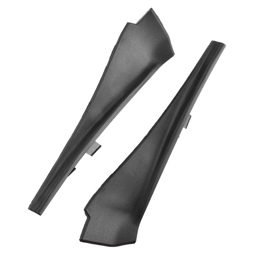 2Pcs For Nissan 2014-2020 Front Wiper Side Cowl Extension Cover Trim Black - Foto 12 di 24