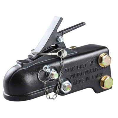 Heavy Duty Adjustable Trailer Coupler 2-5/16 in,21000LBS Capacity Channel-Mount