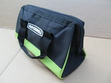 NEW Rockwell empty tool bag 12.5 x 6 x 8 black/green