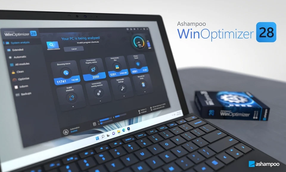 Aktion: Ashampoo WinOptimizer 28 / 1 PC / Dauerlizenz / KEY (ESD) - Bild 2 von 4