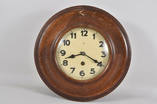 Antike Wanduhr, Regulator, Küchenuhr, Junghans, Jugendstil, um 1910-1920
