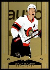 2021-22 Upper Deck Tim Hortons Gold Etchings Brady Tkachuk Ottawa Senators #G-14