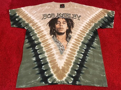 Bob Marley Redemption Song Tie Dye T-Shirt 2003 NOS Reggae Zion Rootswear
