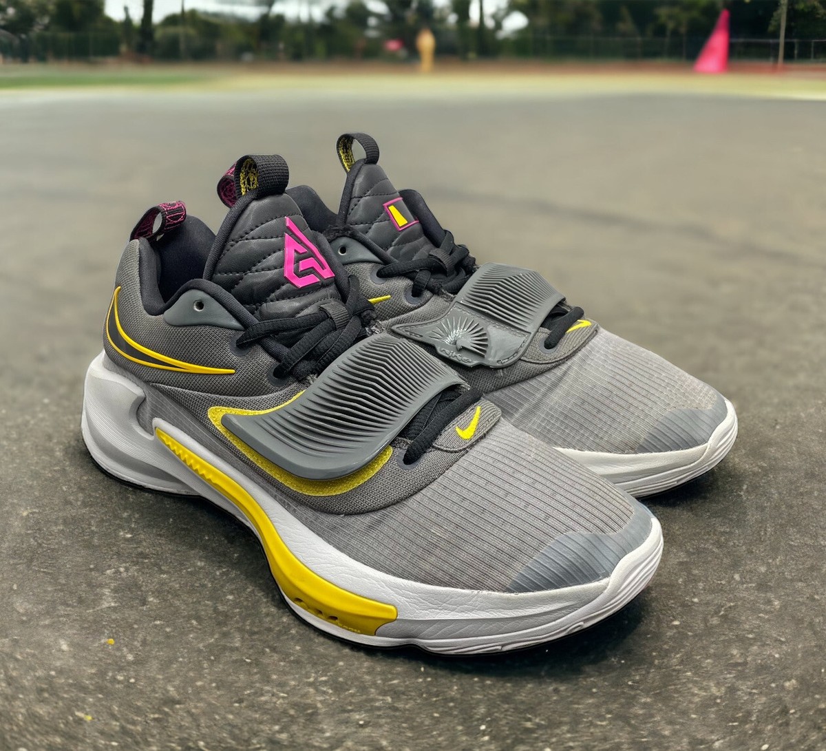 Nike Zoom Freak NBA Basketball Shoes DA0694 Iron Grey Black Mens 11.5 Fast Ship s-l1200.jpg main image 4