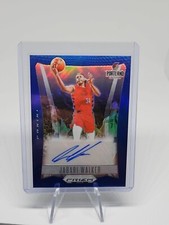 2023-24 Prizm Deca Jabari Walker Signatures Blue Auto /49, Trailblazers
