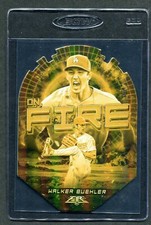 2022 Topps Fire On Fire Gold Minted Walker Buehler #EF-20 Dodgers