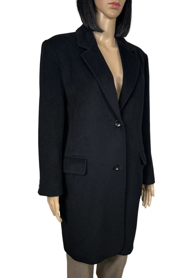 Max Mara Virgin Wool-Angora Rabbit Coat size US10 IT44 - Image 4 of 4