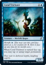 Coral Trickster Light Play, English Magic the Gathering MTG Time Spiral Remaster