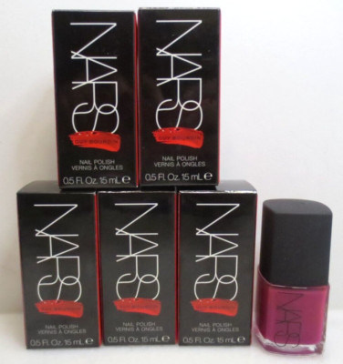 NARS NAIL POLISH NO LIMITS  GUY BOURDIN 0.5 OZ - LOT OF 5