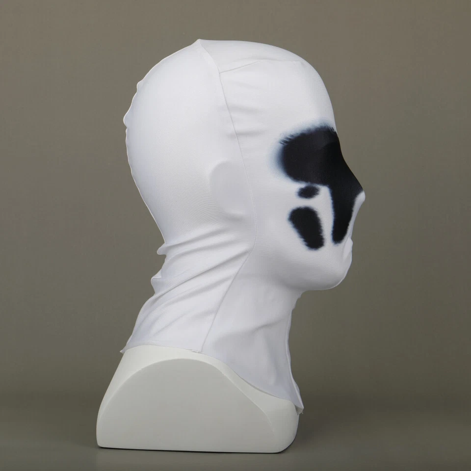 2019 New Watchmen Rorschach Mask Hood Superhero Mask Balaclava Prop Cosplay Mask - Image 4 of 4