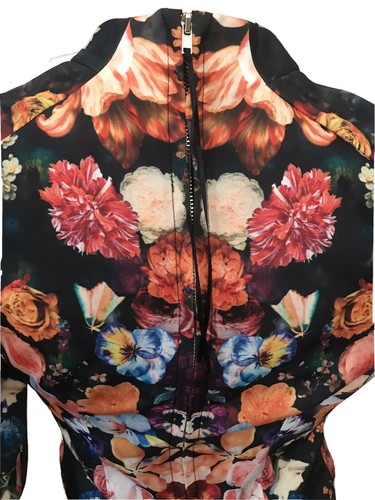 H&M CONSCIOUS EXCLUSIVE RARE FLORAL BLOUSE CROPPED TOP UK 12 EU 38 MEDIUM BNWT - Picture 11 of 12