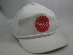 white coca cola hat