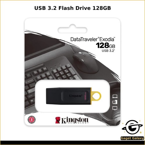 Kingston Data Traveler Exodia USB 3.2 Flash Drive Pen Stick 32GB 128GB 256GB 64 - Afbeelding 4 van 5