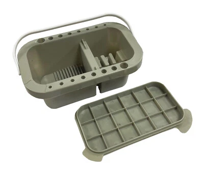 Artist Paint Brush Washer Cleaner Wash Tub Mixing Palette Studio Storage Holder