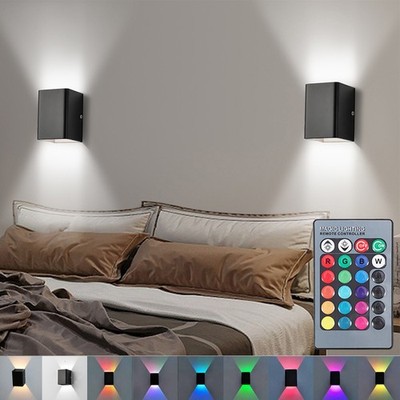 5W RGB LED Wandleuchten Außen/Innen Up/Down Modern Wandleuchte Fernbedienung