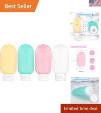 TSA Approved Travel Bottles Set for Toiletries Travel Size Containers Kit 4 Pack