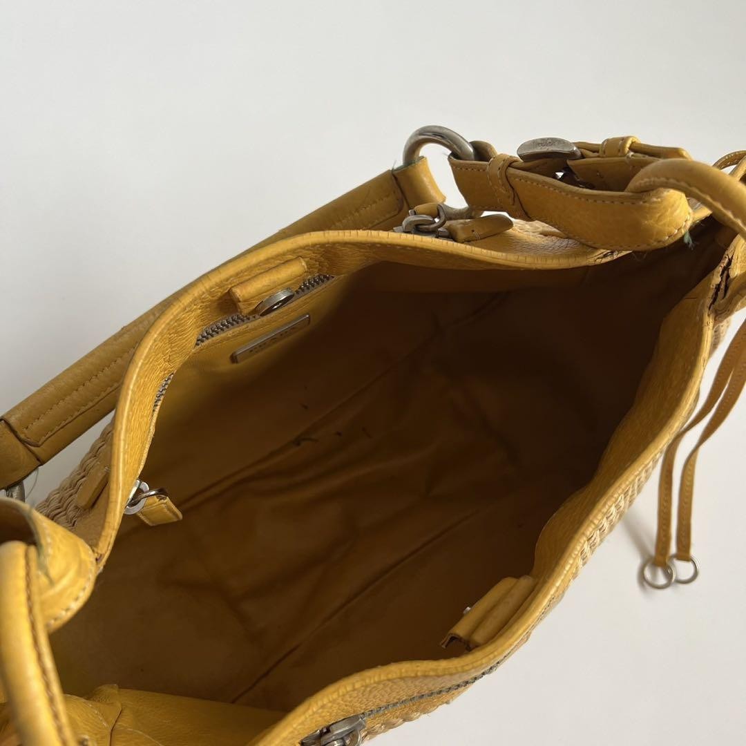 PRADA VITELLO DIANO WOVEN Basket shoulder bag Everyday use Casual