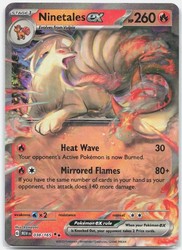 Ninetales ex 038/165 Scarlet & Violet 151 Double Rare Holo