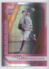 2021 Panini Elite Extra Edition Pink Landon Marceaux #80 uk2