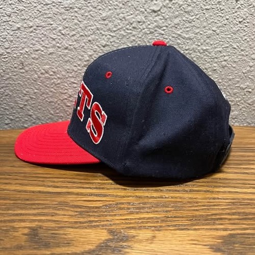 Vintage 90s Starter TriPower NBA Houston Rockets Two Tone Snapback Hat Wool READ - Picture 2 of 9