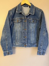 Vintage Bill Blass Womens Denim Jean Jacket Trucker Med