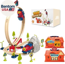 Electric Train Set for Kids - Toy Train, Electric Trains Set for Toddlers 2-4 Ra