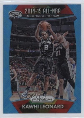 2015-16 Panini Prizm All-NBA Team Light Blue 80/199 Kawhi Leonard #390 19m2