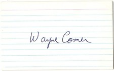 Wayne Comer -Autograph- 1967-72 DET/SEA/WAS