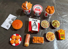 KFC Zuru Mini Brands Lot of 12 Including LEGENDARY Gold Fries
