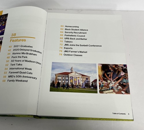 Anuario JMU The Bluestone 2021-2022 Universidad James Madison Virginia Vol 113 - Imagen 9 de 16