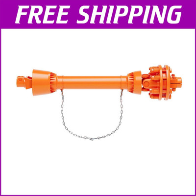 1-3/8'' PTO Shaft PTO Drive Shaft with Slip Clutch, 43''-57'' 6 Spline Both Ends