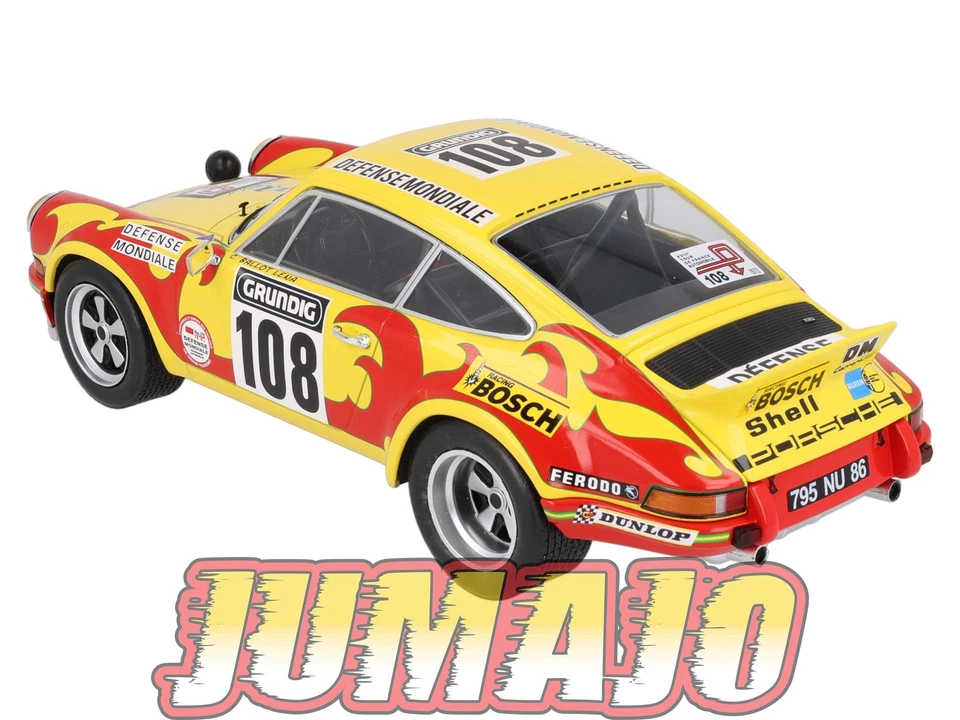 RVR40 1/18 Altaya Vainqueurs rallye : Porsche 911 Carrera RS Tour de France 1973 - Photo 3/4