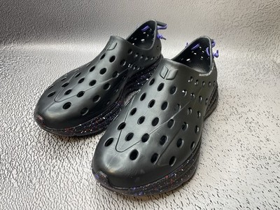 Kane Revive Men s Shoes Johnson Black Speckle Vented Rubber US M 10 W 12